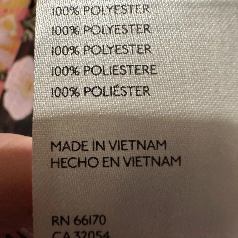 Free People Long Sleeve Maybel Blouse Women's Floral Print Black Combo Size XS - Picture 10 of 12